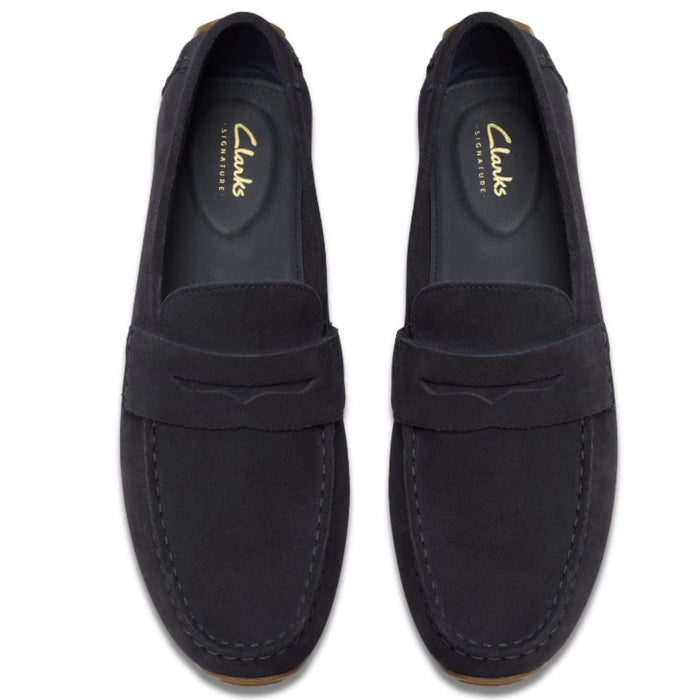 Clarks Originals Corsley Bar Loafers - Navy
