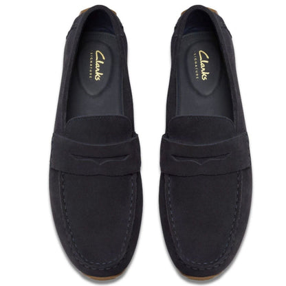 Clarks Originals Corsley Bar Loafers - Navy