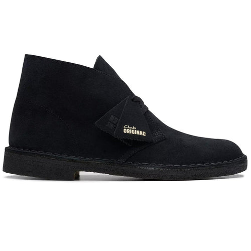 Clarks Originals Desert Boot - Black Suede