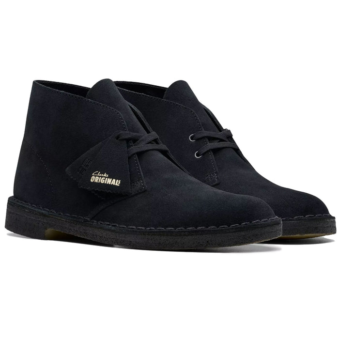 Clarks Originals Desert Boot - Black Suede