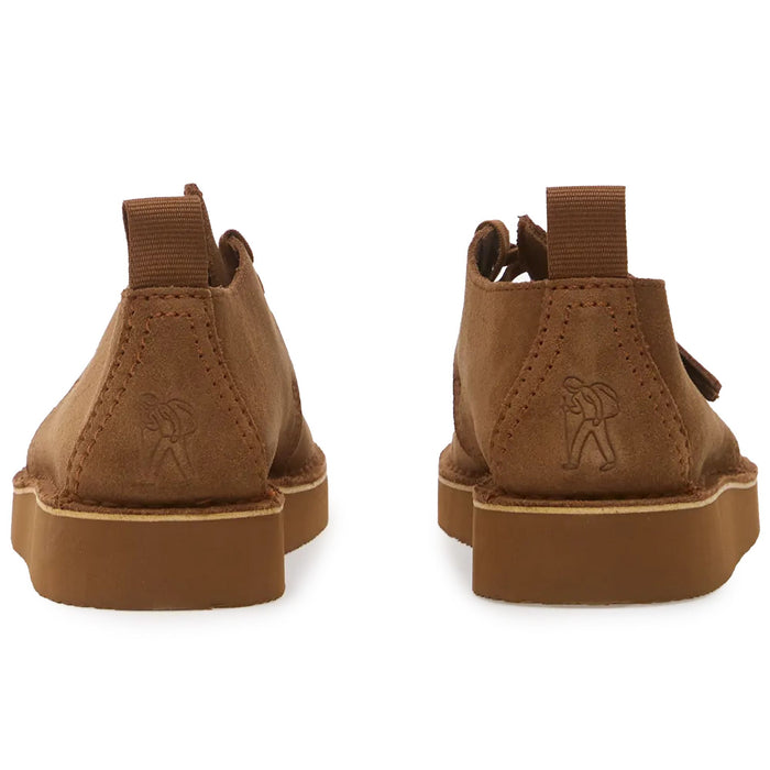 Clarks Originals Desert Treck Shoes - Cola Suede