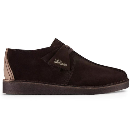 Clarks Originals Desert Trek Shoes - Dark Brown