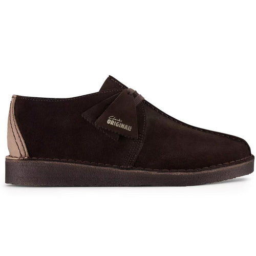 Clarks Originals Desert Trek Shoes - Dark Brown