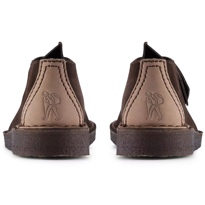 Clarks Originals Desert Trek Shoes - Dark Brown