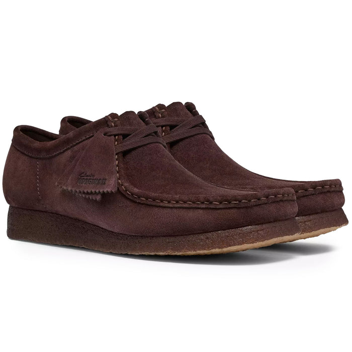 Clarks Originals Wallabee Shoes - Chocolate