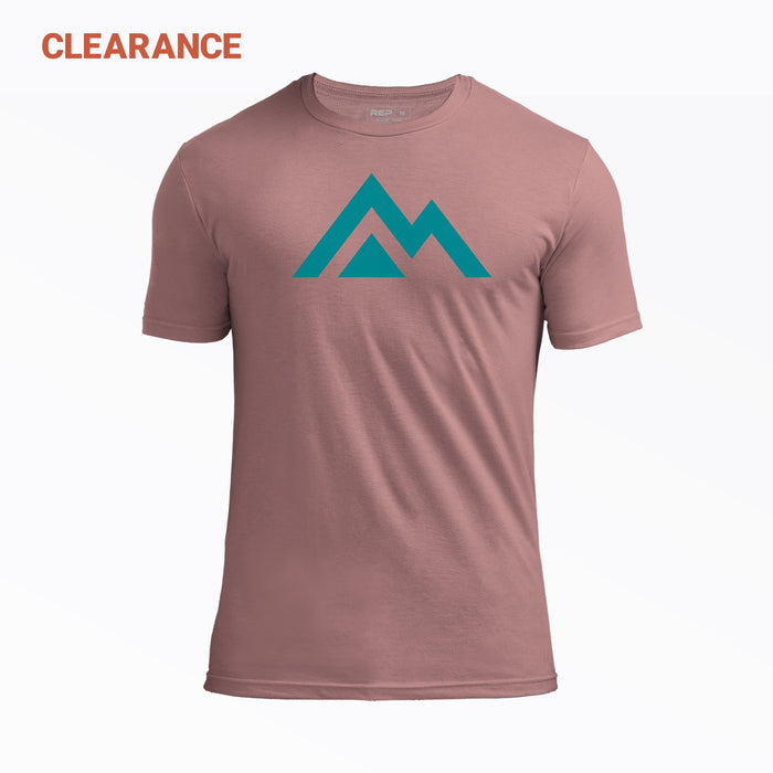 The REP Fitness Icon Tri-Blend Crew T-Shirt in Heather Lavender/Slate front