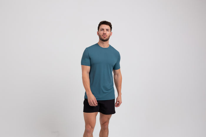 The REP Fitness Men's Delta Shirt in Slate front