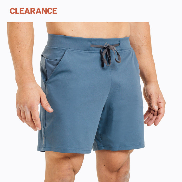 The REP Fitness Men's Versa Shorts in Slate Blue front