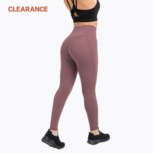The REP Fitness Women's Eos Legging in Mauve back