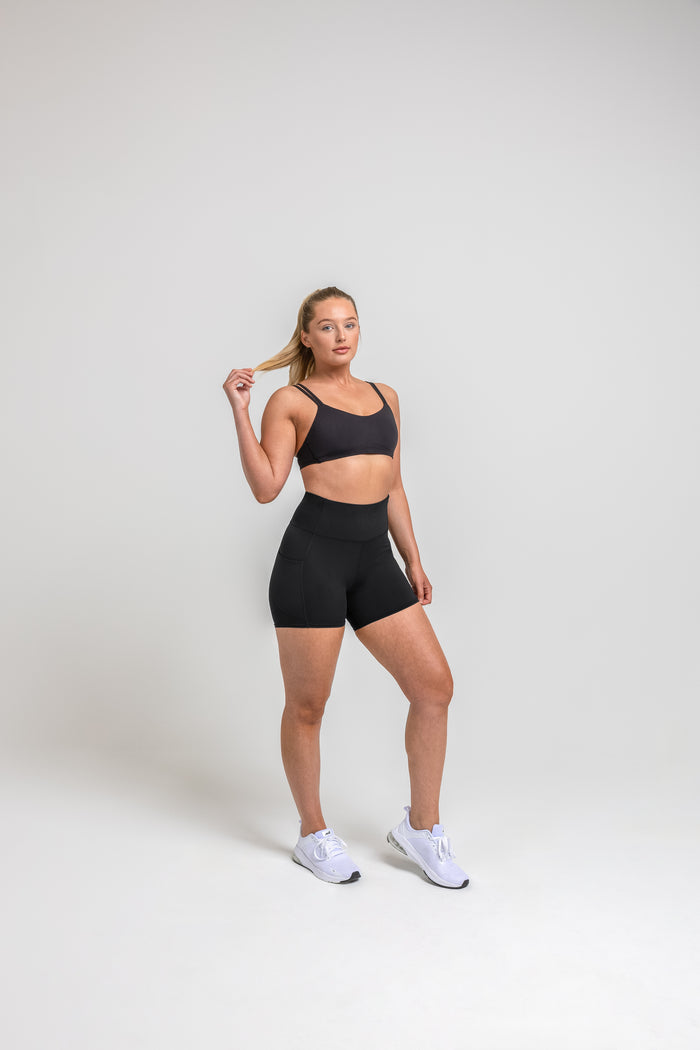 The REP Fitness Women's Forma Shorts in Black front