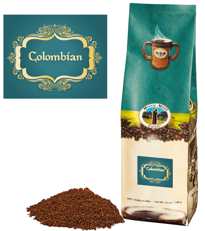 Colombian Medium Roast Coffee | Mystic Monk Coffee
