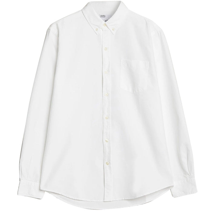 Colorful Standard Organic Button Down Shirt - Optical White