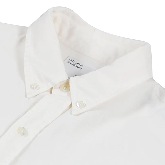 Colorful Standard Organic Button Down Shirt - Optical White