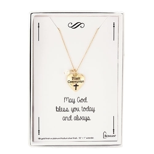 Communion Necklace Gold 15"L