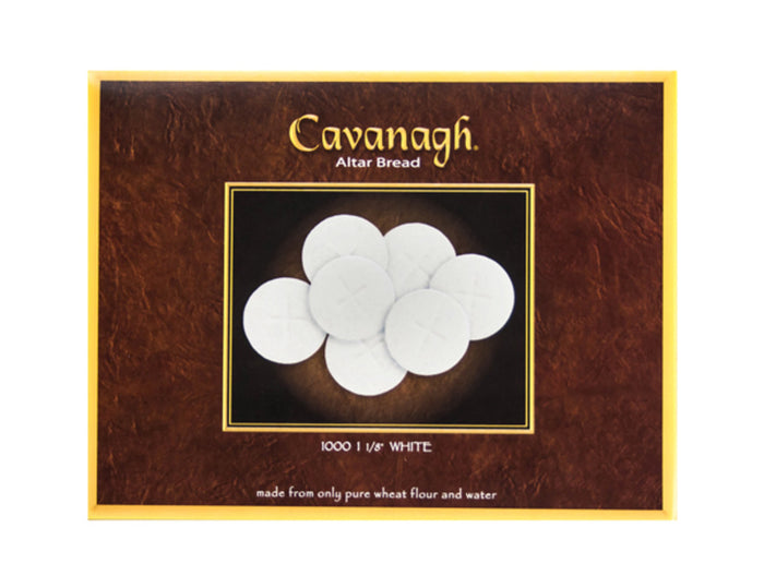 Communion Wafers 1 1/8" – 1,000 pcs - White or Wheat | Cavanagh