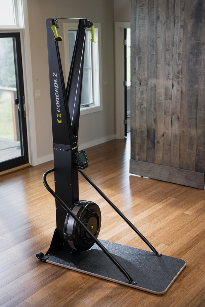 Concept2 Ski Erg with Floor Stand in Home Gym