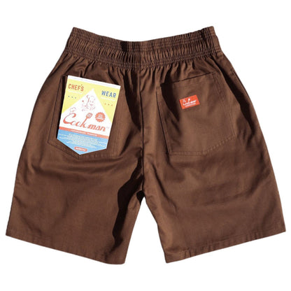 Cookman Chef Shorts - Choc Brown