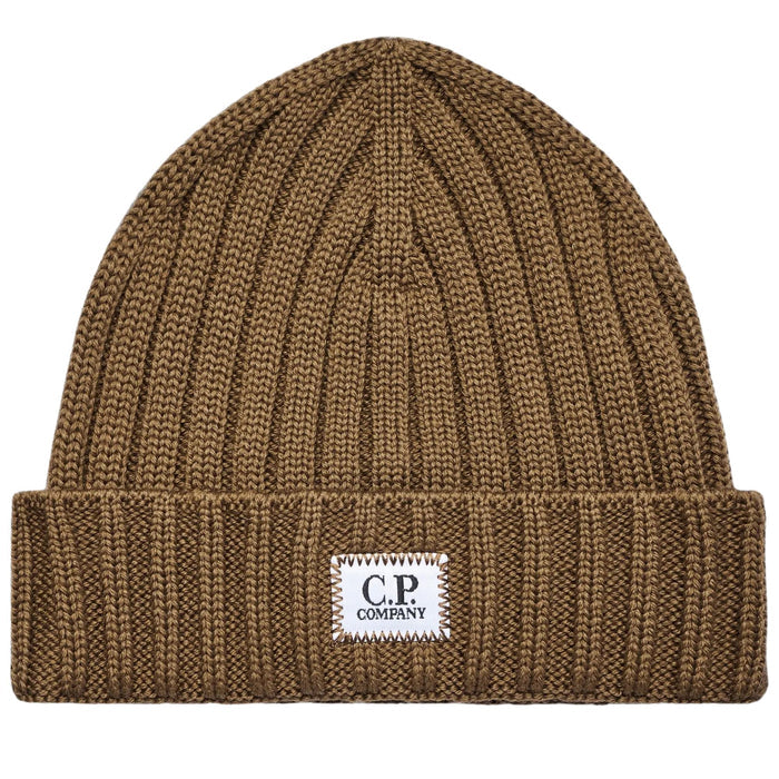 C.P Company Extrafine Merino Wool Knit Cap - Ermine