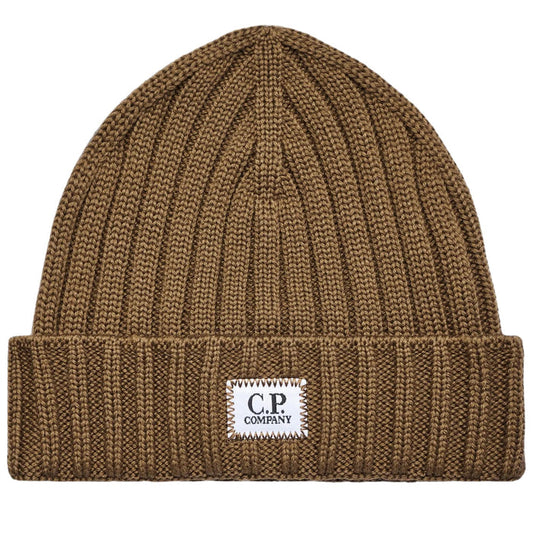C.P Company Extrafine Merino Wool Knit Cap - Ermine