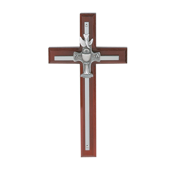 Cross 7in Cherry RCIA Cross Box