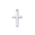 Cross Necklace - Sterling Baby Chain, Boxed