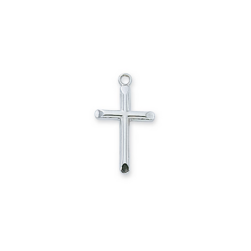 Cross Necklace - Sterling Silver 16-18"