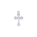 Cross Necklace - Sterling Silver 16"