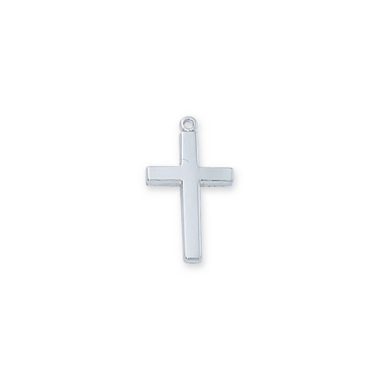 Cross Necklace - Sterling Silver 18"