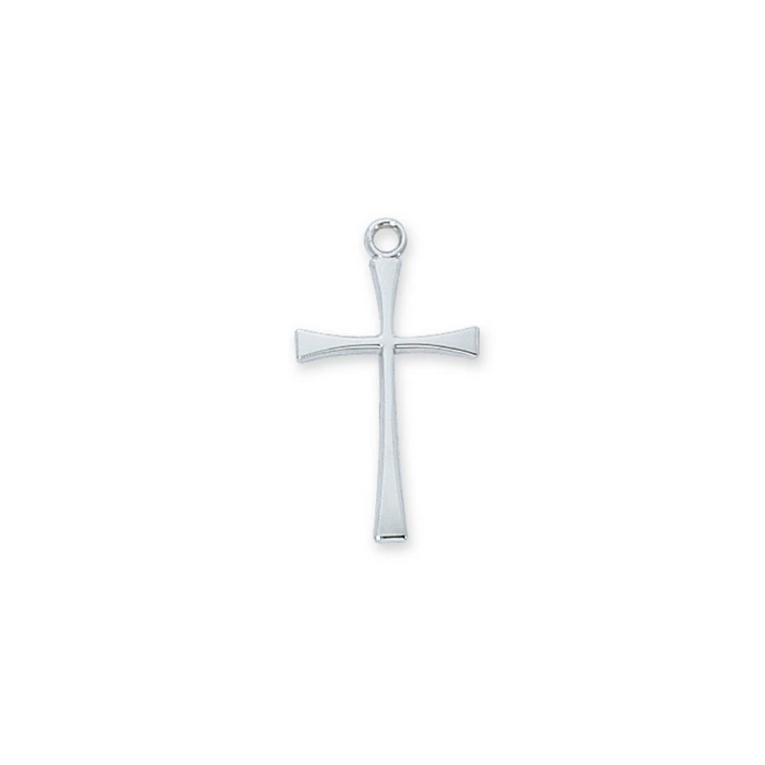Cross Necklace - Sterling Silver 18"