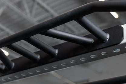 Close-up shot of the REP Fitness Crossmember Multi-Grip Pull-Up Bar
