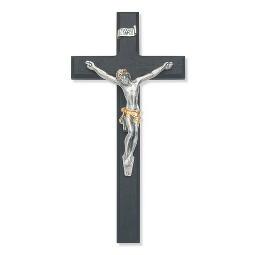 Crucifix - 10" Black Crucifix, Boxed