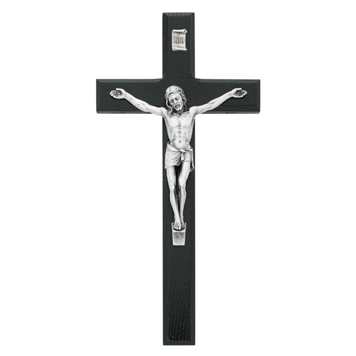 Crucifix - 10" Black Crucifix, Boxed