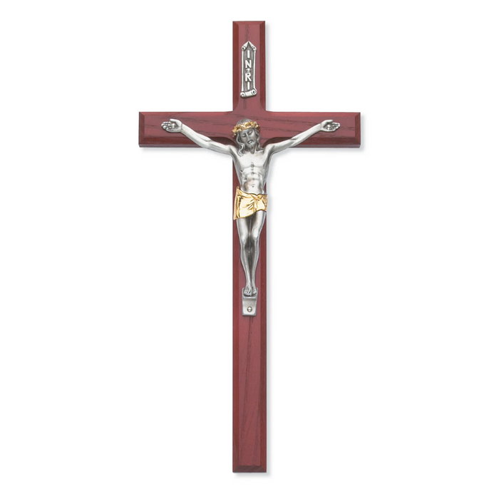 Crucifix - 10" Cherry Crucifix, Boxed