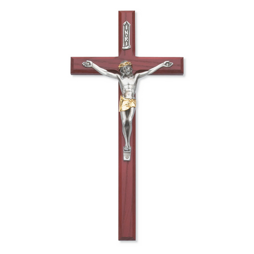 Crucifix - 10" Cherry Crucifix, Boxed