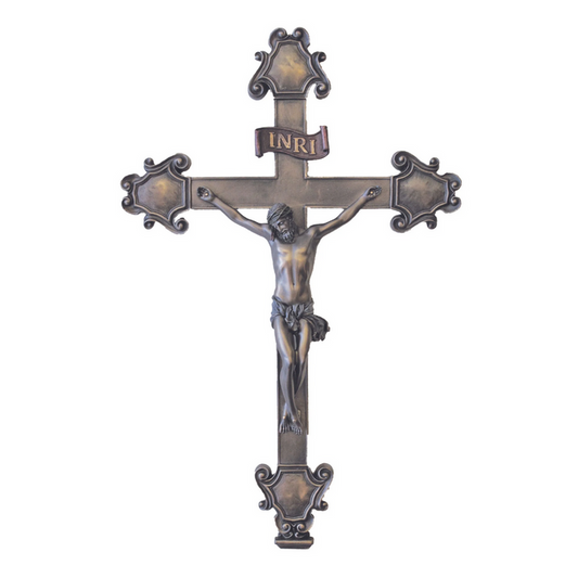 Crucifix 15.75" | Cold-Cast Bronze | Goldscheider Veronese