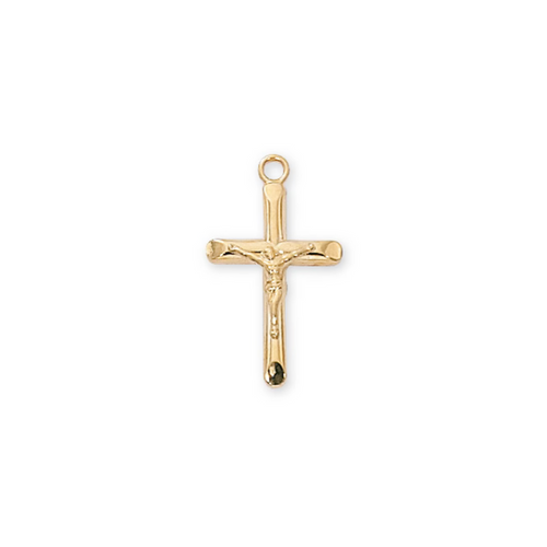 Crucifix Necklace - Gold over Sterling