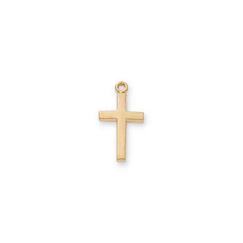 Crucifix Necklace - Gold over Sterling