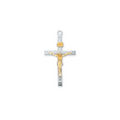 Crucifix Necklace - Sterling Silver 20"