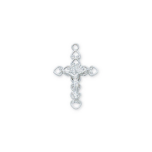 Crucifix Necklace - Sterling Silver