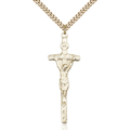 Crucifix Necklace Gold Filled 24"