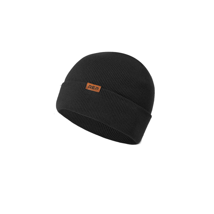 The REP Fitness Daily Driver Beanie in Black front