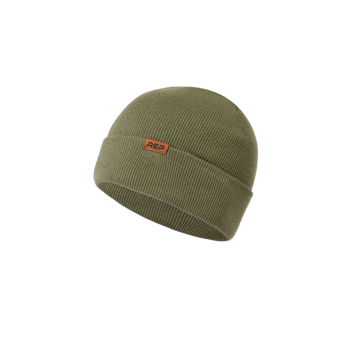 The REP Fitness Daily Driver Beanie in Olive front