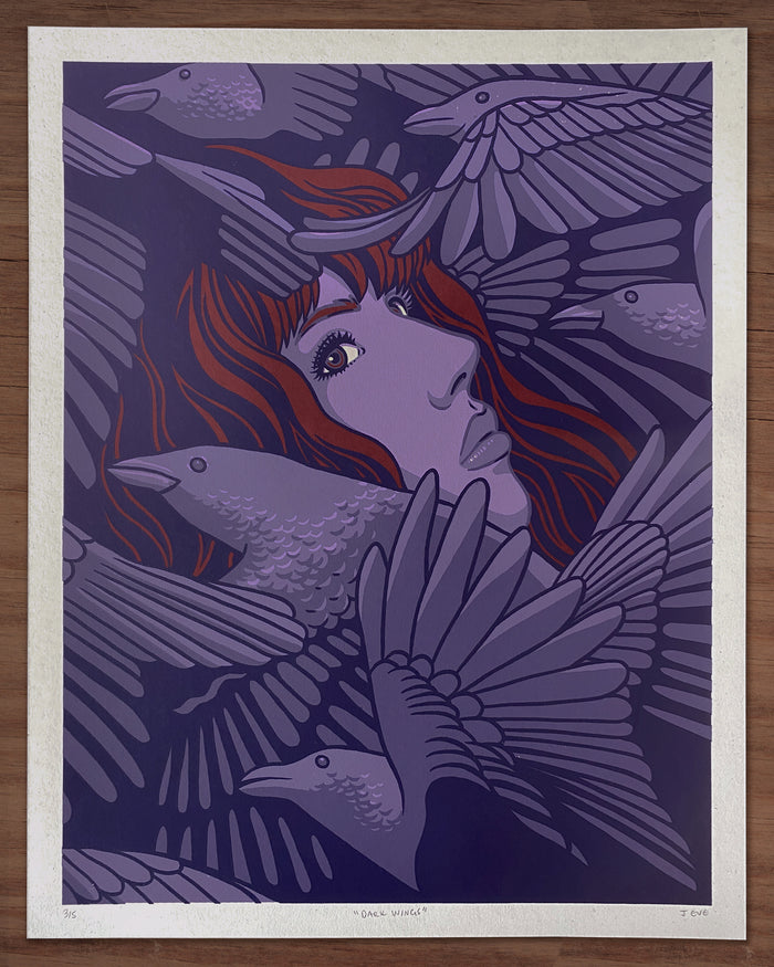 "Dark Wings" Limited-Edition Screen Prints