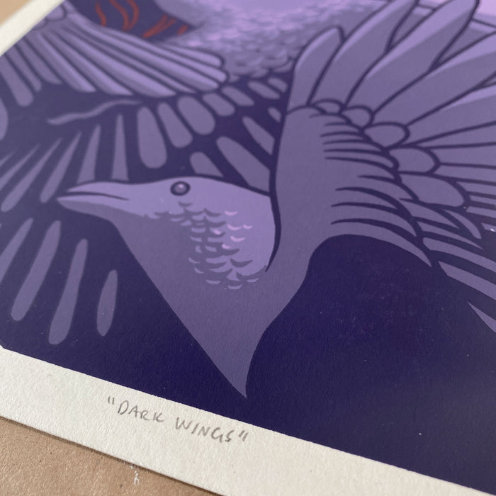 "Dark Wings" Limited-Edition Screen Prints