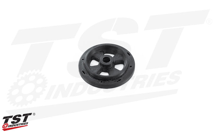 TST Industries exclusive cutting template helps you make the perfect cut on your stock airbox.