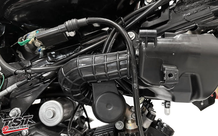 Installs to fully replace the stock hose connecting the OEM airbox to the throttle body.