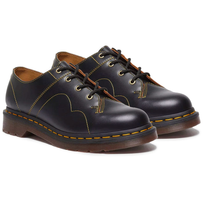 Dr. Martens Church Vintage Smooth Leather Shoes - Black