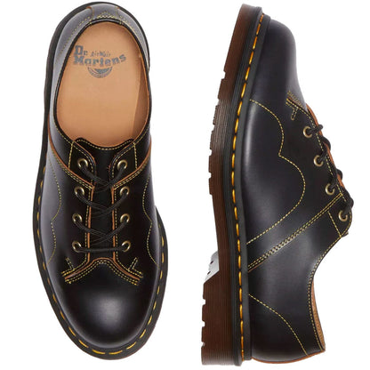 Dr. Martens Church Vintage Smooth Leather Shoes - Black
