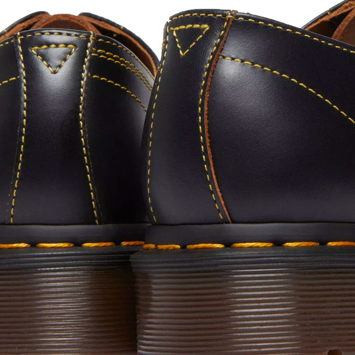 Dr. Martens Church Vintage Smooth Leather Shoes - Black