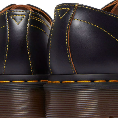 Dr. Martens Church Vintage Smooth Leather Shoes - Black